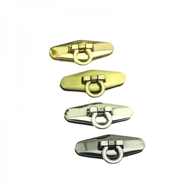 Luggage hardware lock rectangle cow nose zinc alloy metal lock