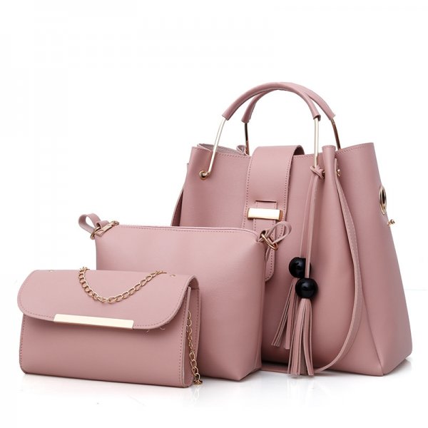 Fashion Bead Tassel Mother Bag Three Piece Set