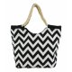 Chevron Canvas Tote Bag