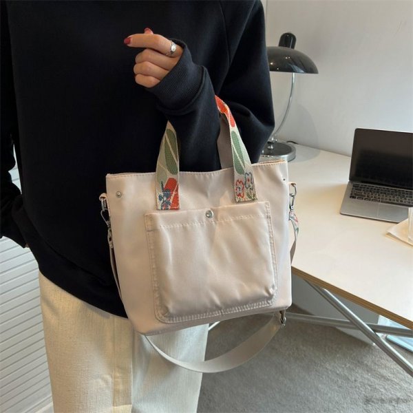 The new nylon canvas oblique satchel female fashion